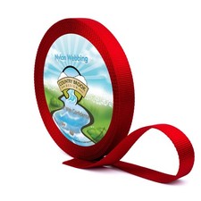 Country Brook Design  3/4 Inch Red Heavy Duty Nylon Webbing, 20 Yards