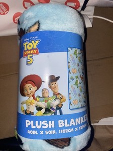 Toy Story 5 Plush blanket Movie Theater Exclusive 40"x50" NEW mint original tags