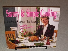 SALE Vtg Savory & Simple Cooking , Virginia Olson, Exc/Brand New Cond., 1994