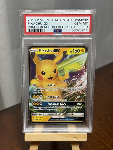 Pikachu-GX graded PSA 10 for sale on eBay