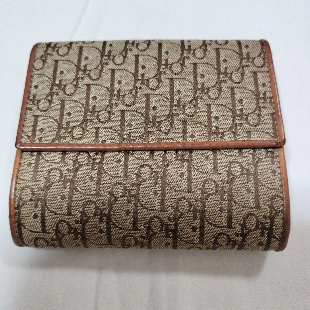 Mini portefeuille Christian Dior plié en deux