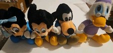 Vintage Walt Disneys Mickeys Christmas Carol Stuffed Plushies Lot Of 4...
