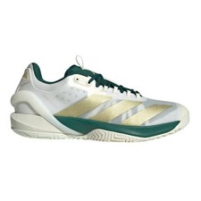 Adidas Adizero Cybersonic White/Gold Met./Collegiate Green IH3084 Tennis Shoes