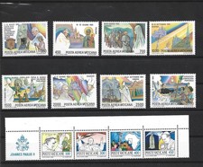 Vatican Série complète P.A 75/82 + 1 bande du C 756  XX TTB voir descriptif