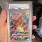 Pokémon 2017 SM Black Star Charizard GX SM60 PSA 9 Promo Full Art Holo