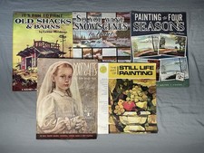 Vintage Walter T Foster Art Drawing Painting Books Lot Of 5