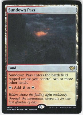 Sundown Pass R Innistrad: Crimson Vow 266 NM Foil