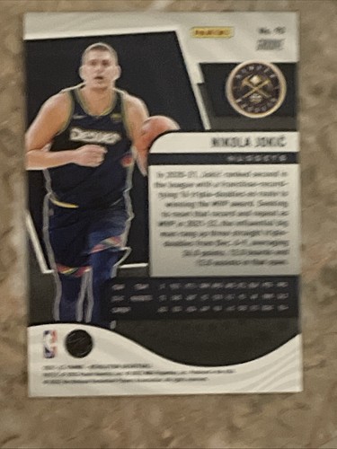 2021-22 Panini Revolution Nikola Jokic Groove Refractor Parallel SSP #90 Nugget - Picture 7 of 9