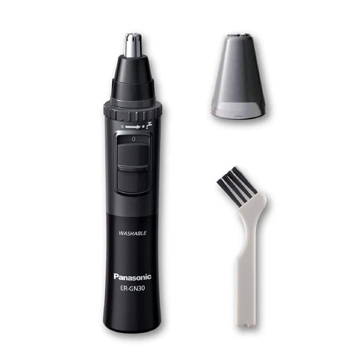 Panasonic Men’s Ear and Nose Hair Trimmer, Wet Dry 1 Count (Pack of 1), Black - Image 2 of 4
