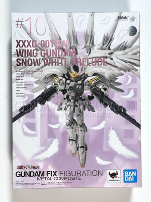 Bandai Wing Gundam Zero Snow White Prelude Fix Figuration Metal