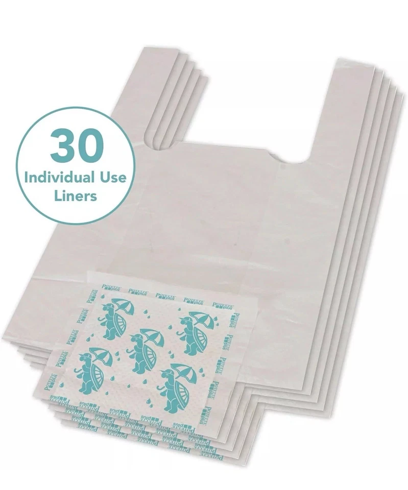 Forros de asiento para orinal Kalencom Potette Plus - Desechables, 30 unidades, para 15+ meses Foto 4 de 4