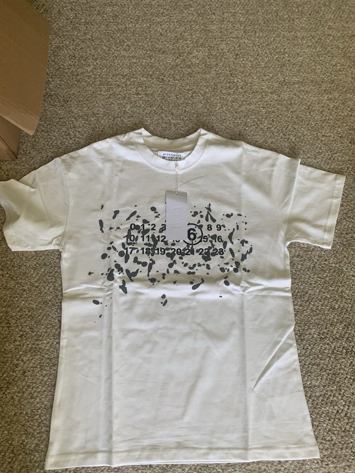 Maison Margiela White T-Shirt Men, Size Small - Image 2 of 4