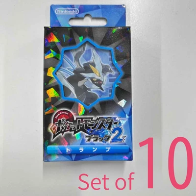 Nintendo Pokemon Poker Playing Cards Black 2 2012 Set of 10 [Sealed] JAPAN - Image 1 of 3
