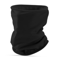 Neck Gaiter Windproof Winter Ski Mask Face Scarf for Men Women Fleece Black