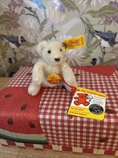 Vintage Steiff Mini 3" Teddy Bear 0203/11 Tan Original Tags