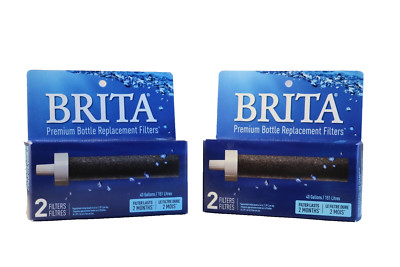 2 BOXES BRITA 36243 PREMIUM DRINKING BOTTLE REPLACEMENT FILTERS TOTAL 4 FILTERS