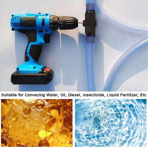 1Pack Self Priming Transfer Oil Fluid Pumps Electric Drill Powered Water Pump AU - Picture 8 of 12