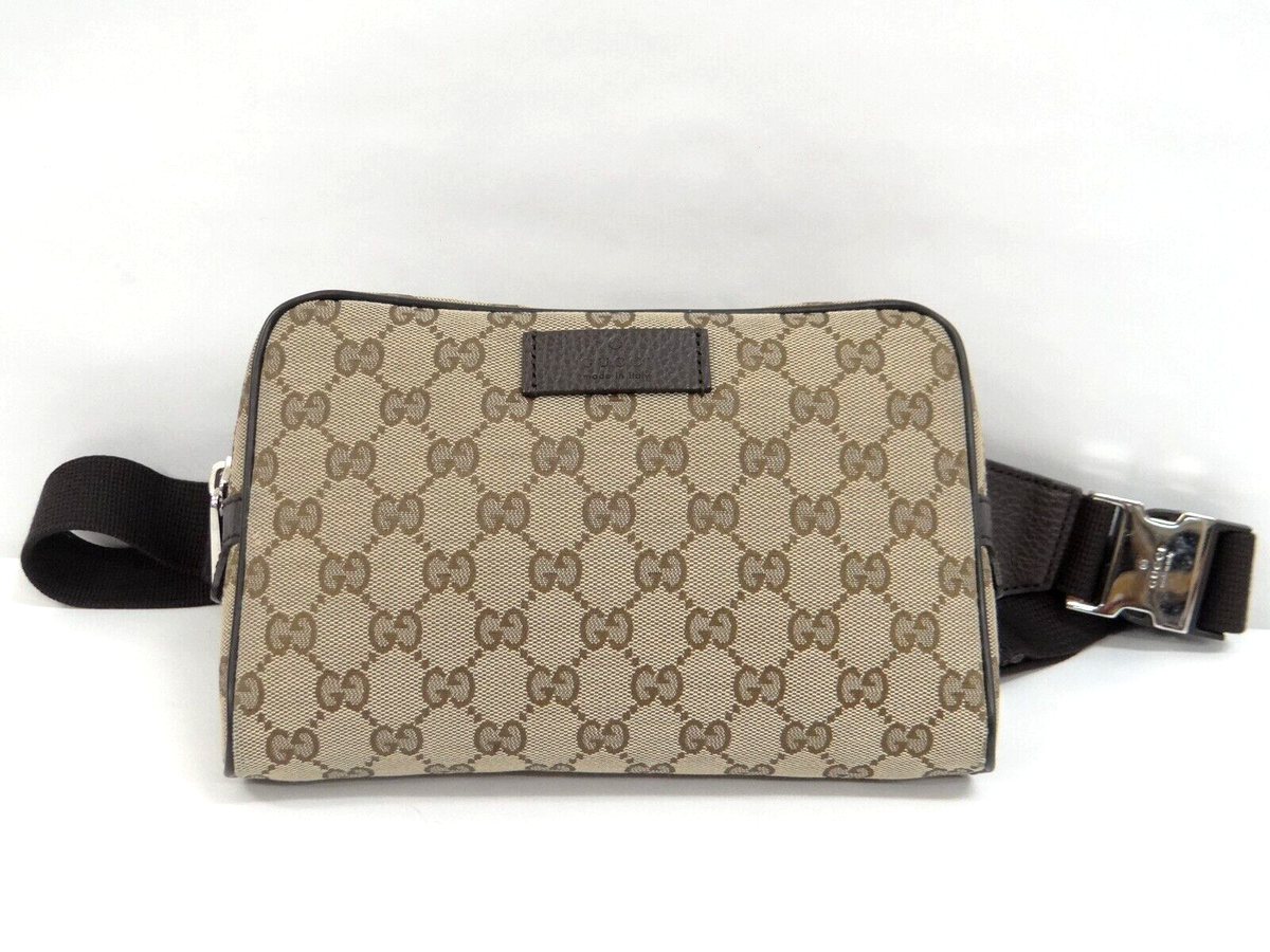 GUCCI　バッグ　ナイロン素材 ブラウン Amazon | [グッチ]アウトレット ボディーバッグ GGキャンバス