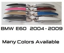 Custom Color Chrome Door Handle Overlays 2004 - 2009 Bmw E60 You Pick Color Custom Color Chrome Door Handle Overlays 2004 - 2009 Bmw E60 You Pick Color