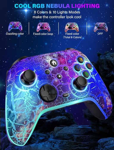 Nintendo Switch Elite Controller - 1200mAh, Motion Control & Cool Nebula Design - Picture 5 of 11