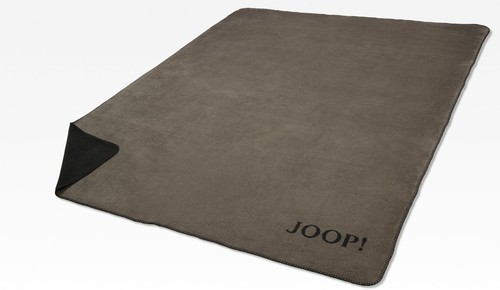 Joop! Wohndecke Kuscheldecke 150x200 cm Doubleface taupe anthrazit 631381 - Bild 2 von 2
