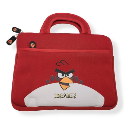 NEW Angry Birds Red iPad Tablet Protective Carry Case Handled Bag Tote Neoprene