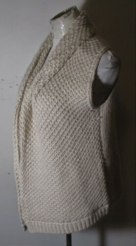 Alpaca J. JILL Tan Heavy Alpaca Sleeveless Sweater Vest Size S Petite - Picture 4 of 7