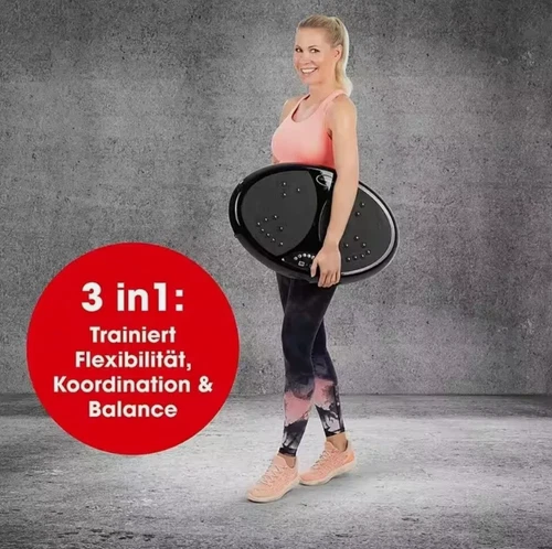 VITALmaxx-Vibrationstrainer 99 Vibrationsstufen LCD-Display Fitnessgerät