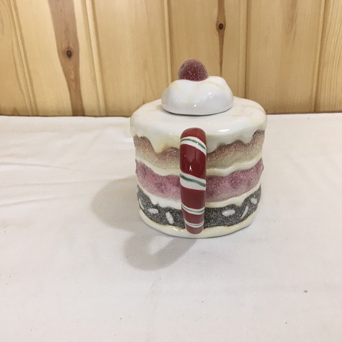 Department 56 Teapot Layer Cake With Gumdrop On Top Time To Celebrate E26 - Picture 4 of 8