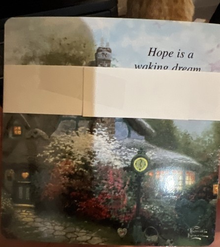 Carte ispiratrici vintage Thomas Kinkade pittore della luce 50 carte 100 messaggi - Foto 5 di 8