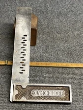 Vintage Diamond Edge Tools 8” All Steel Try Square USA