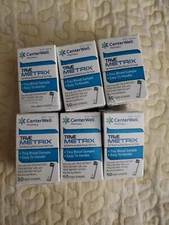 6 Lot Center Well True Metrix Blood Glucose Test Strips 50 Ct Each Experation 24