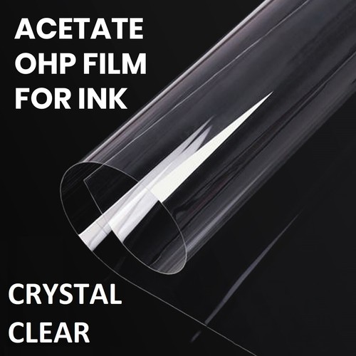 A3 Acetate Film OHP INKJET Colour Printer Clear, Transparent, - 10 ...