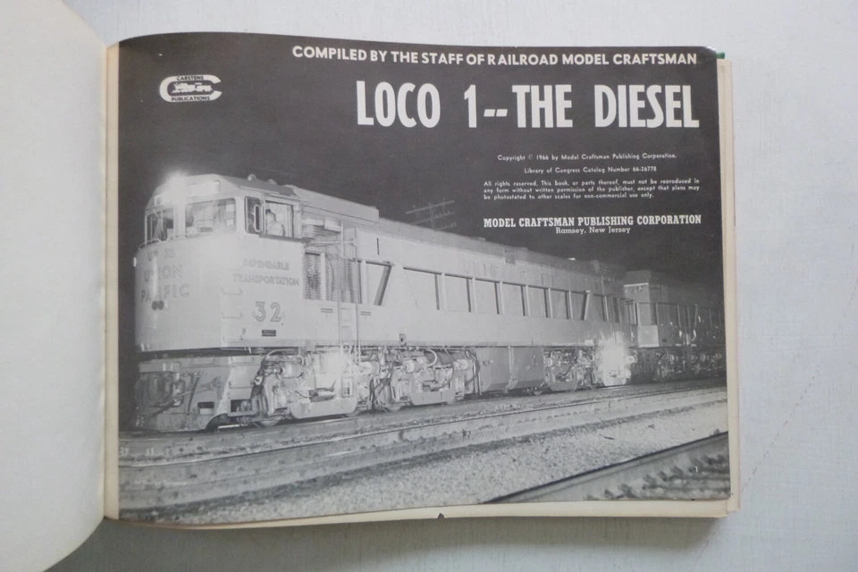 Loco 1 - - The Diesel, Harold Carstens, ed (hardcover, 1966) Foto 3 de 4
