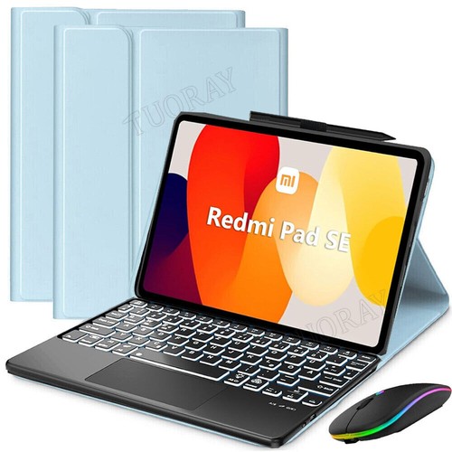 Touchpad Bluetooth Tastatur Maus Hülle Für Xiaomi Mi Pad 6 5 Pro Redmi Pad SE 11 - Bild 3 von 73