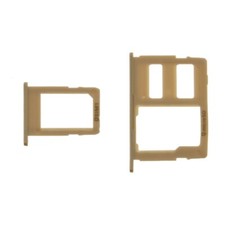 SIM Micro SD Card Tray Set for Samsung Galaxy J7 Prime G610/2016 Gold Replace