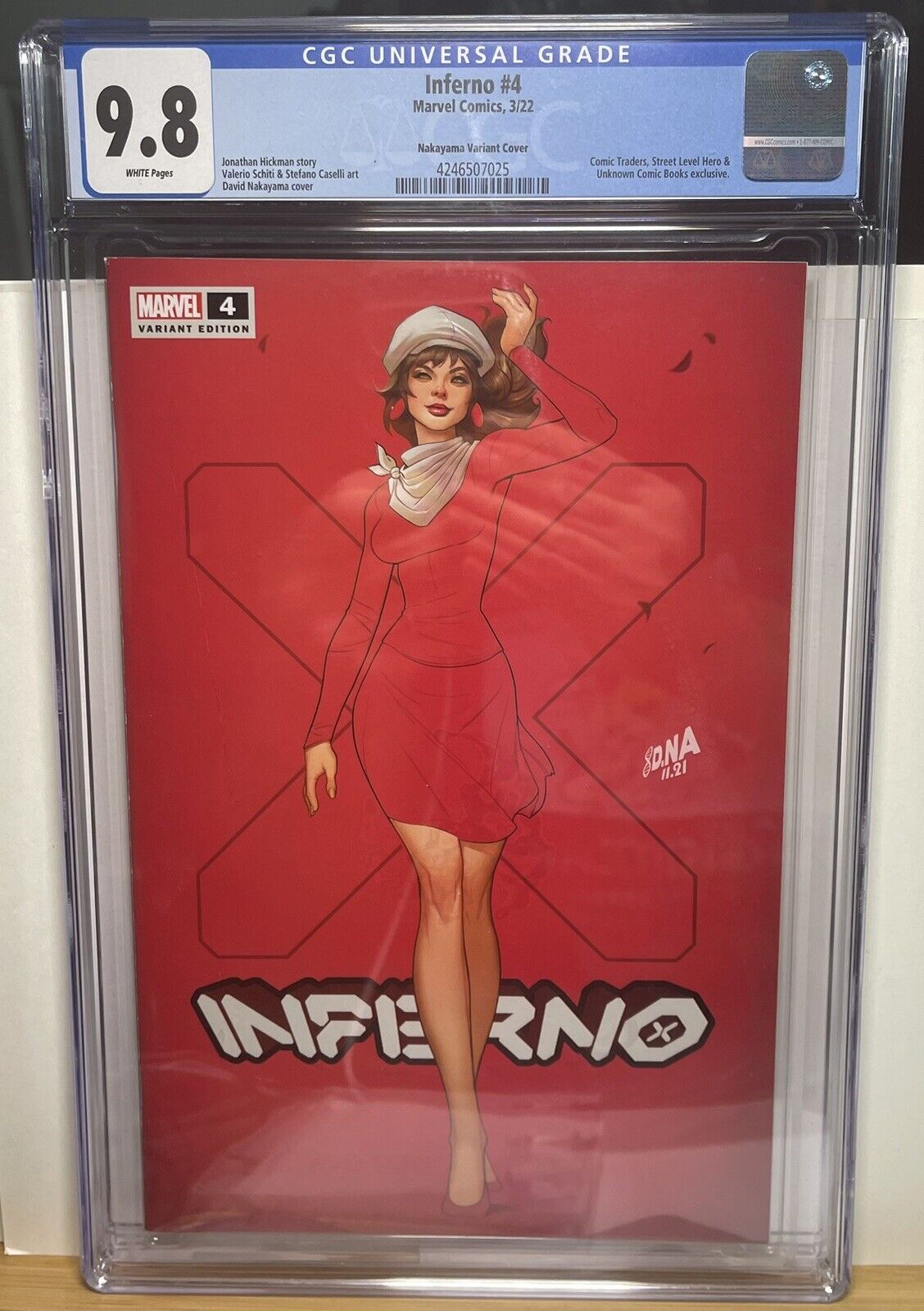 Inferno 4 CGC DNA Cover Comic