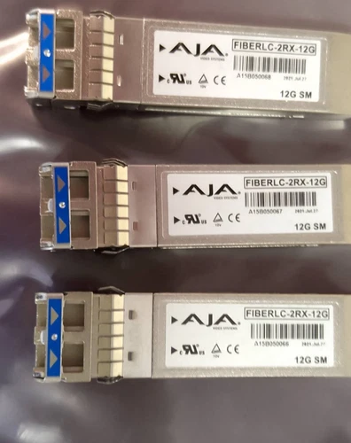 AJA FiberLC-2RX-12G SFP 12g/6G-SDI Dual Fiber LC Receiver Single Mode