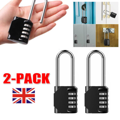 Padlock with Code Heavy Duty Padlock Combination Lock Long