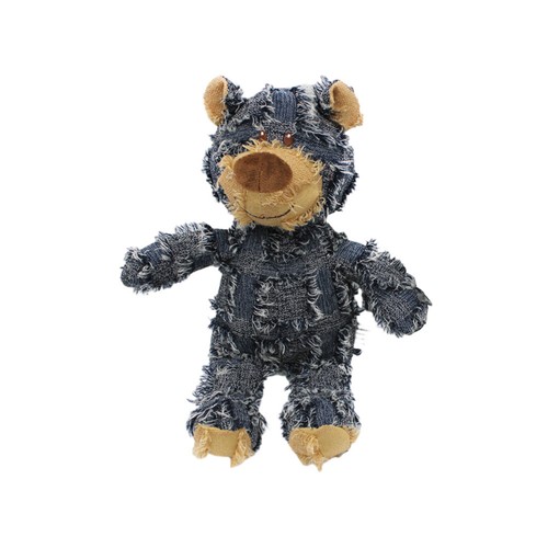 Bear Shape Plush Dog Toy Novelty Bear Dog Toy Soft for Puppies Behavior Training - Picture 13 of 14