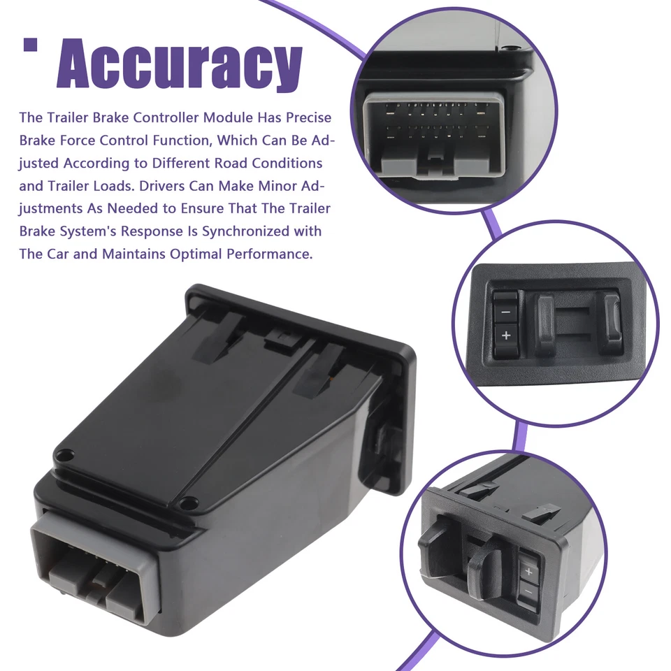 Control de freno de remolque Switch apto para Ford F-150 2015 2016 2017 2018 2019 2020 Foto 3 de 4