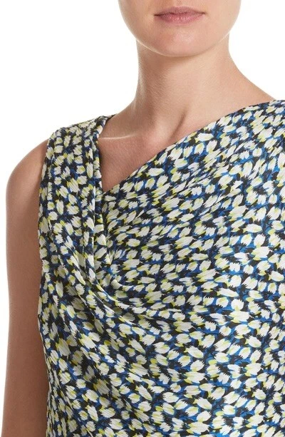 Blusa para mujer Jason Wu floral de seda azul claro talla 2 nueva con etiquetas precio de venta sugerido por el fabricante 995 USD Foto 3 de 4