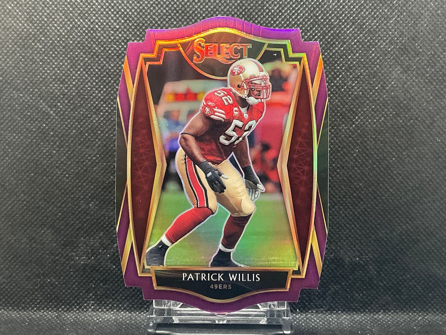 2020 Panini Select NFL Patrick Willis #134 Purple Prizm Die Cut
