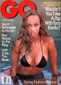 Tyra Banks Cover GQ Magazine 1996  First &amp; Last Swimsuit Cover Sex In Hollywood 
