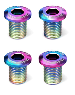 SwishTi Road Cycle Chainring Titanium Bolts 4pcs for 6800/r8000/r9100 crankset