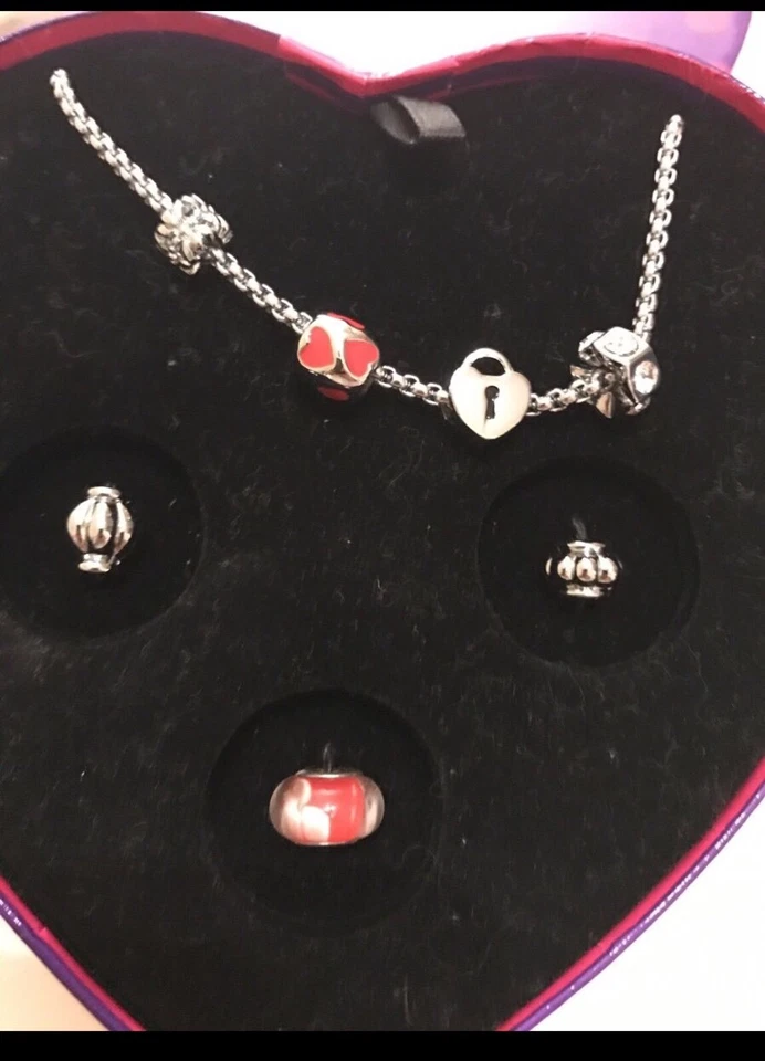 Brazalete Mood by John Richard  Collar Corazón Joyería Dijes  Caja de regalo Foto 3 de 4