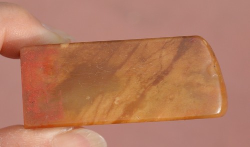 1930's Chinese Shoushan Tianhuang Yellow Stone Carving Seal Chop Box Scholar - Picture 6 of 14