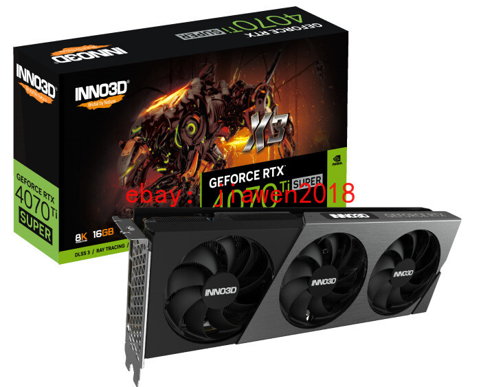 Inno3D GeForce RTX 4070 Ti RTX4070TI Super X3 OC 12GB GDDR6X