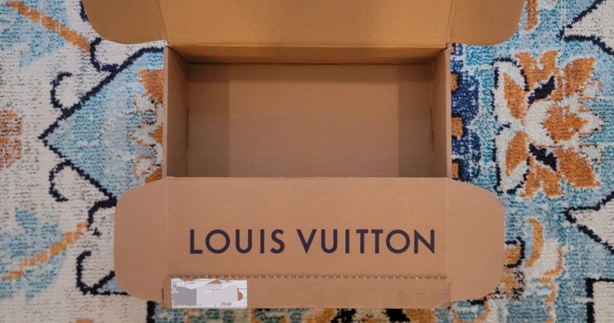 Authentic Louis Vuitton Cardboard Shipping Gift Box, Extra Large
