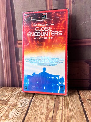 Close Encounters of the Third Kind VHS Tape vintage sci fi Spielberg RCA NEW